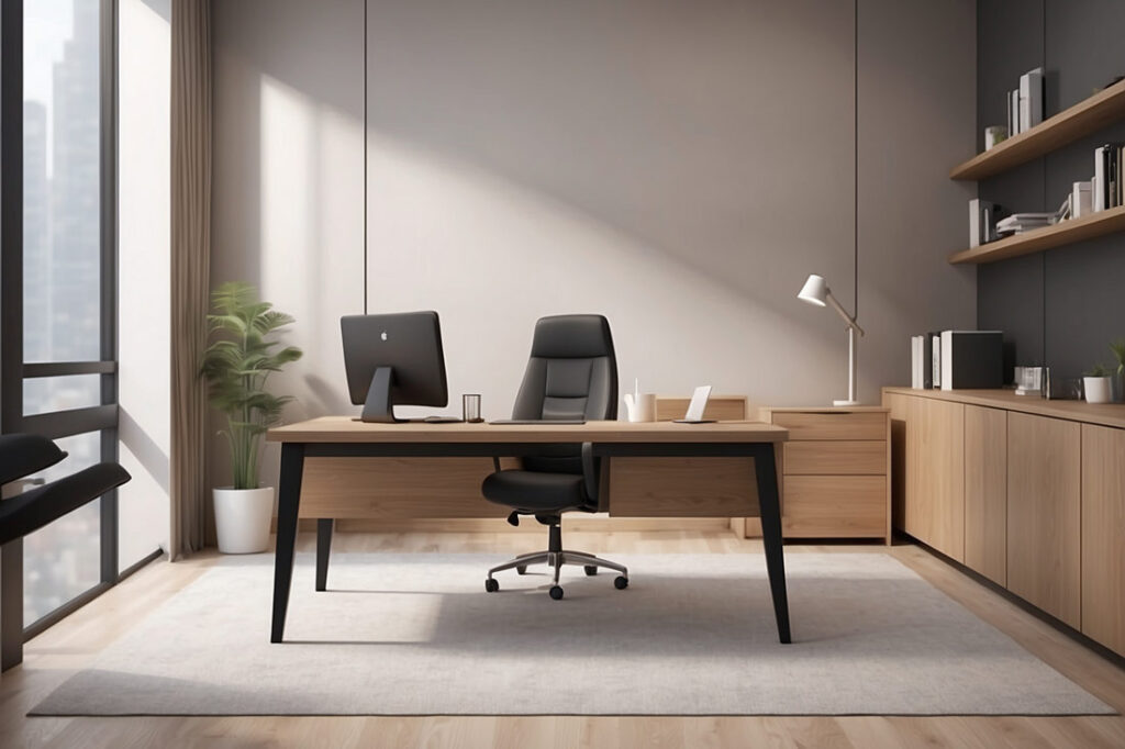 Empty managers office