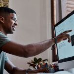 artist working on project for brand identity