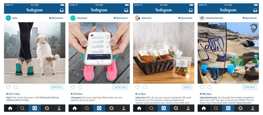 Instagram Slides - Generating Sales with Instagram - Instagram Ad Formats