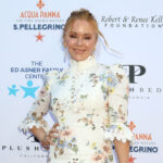 Jill Whelan on the red carpet