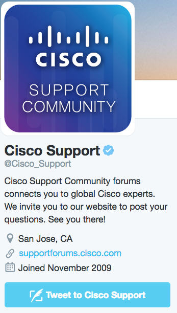 Cisco Twitter Support - 25 Tips for Social CRM Success