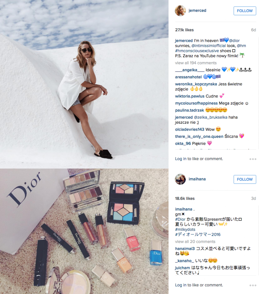 Dior - Instagram's Top 10 Fashion and Apparel Hashtags