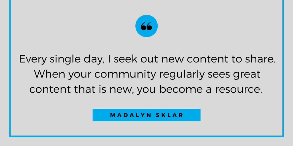 Madalyn Sklar Quote - How to Build and Run a Successful Twitter Chat