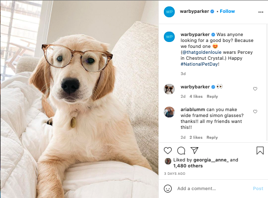 Social Listening for UGC - Warby Parker